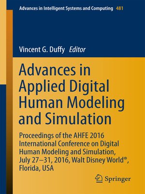 cover image of Advances in Applied Digital Human Modeling and Simulation